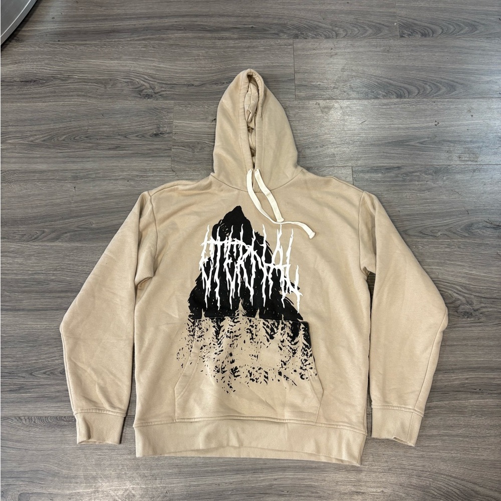 Forever 21 Tan Graphic Hoodie
